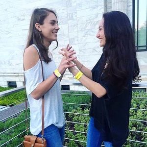 White top with cut-out shoulders